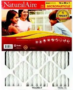 NaturalAire Pleated Microparticle Furnace Filter 16"x20"x1"