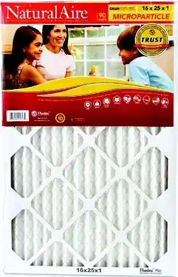 NaturalAire Pleated Microparticle Furnace Filter 16"x25"x1"