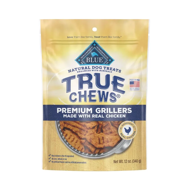 True Chews Premium Grillers Made With Real Chicken Natural Dog Treats, 12 oz.