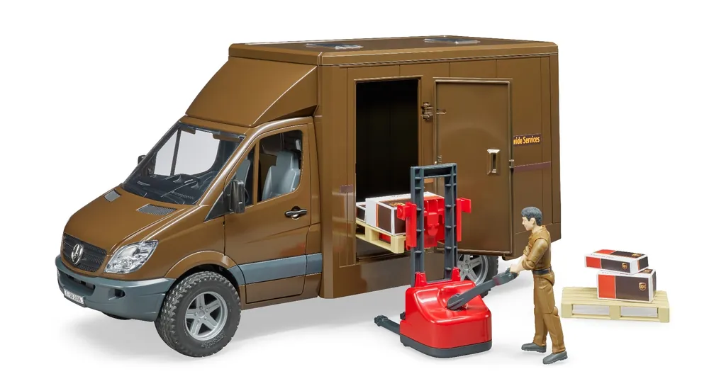 Bruder Toys UPS Truck with Pallet Jack