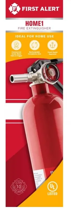 First Alert Multipurpose ABC Rechargeable Fire Extinguisher