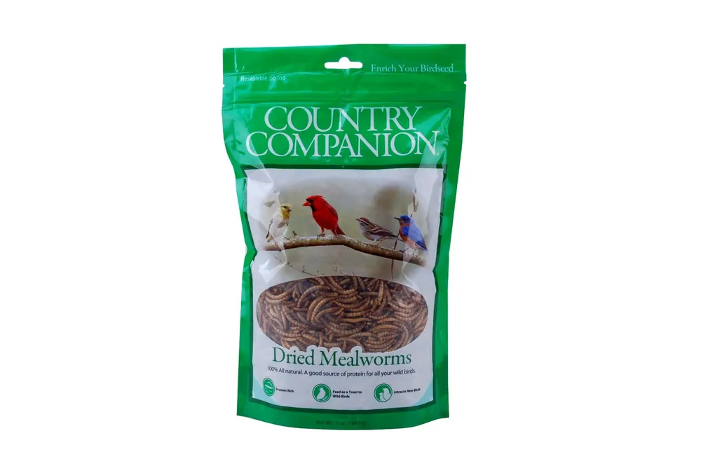 Country Companion Wild Bird Dried Mealworm Treats 7 Oz.