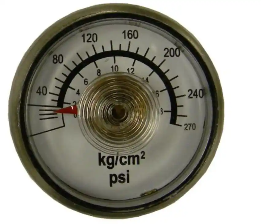 Powermate 250 PSI Pressure Gauge with 1/4 in. Back Connect