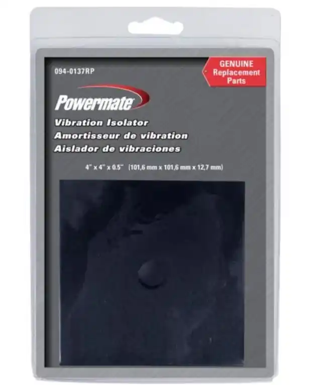 Powermate 4 in. x 4 in. x 1/2 in. Vibration Isolator