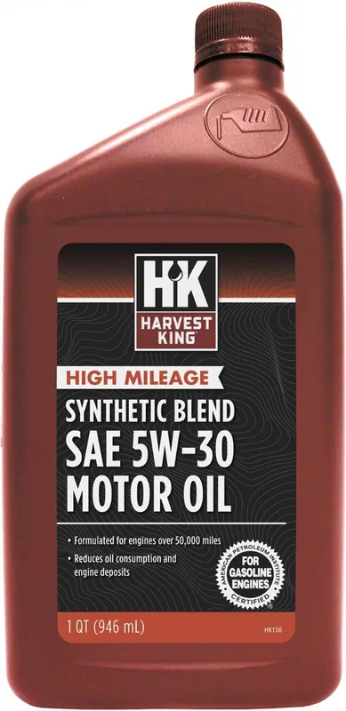 Harvest King High Mileage 5W-30 Motor Oil, 1 qt.