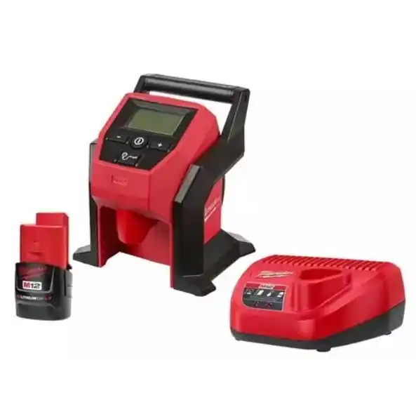 Milwaukee M12 Compact Inflator with CP 2.0AH Battery Kit