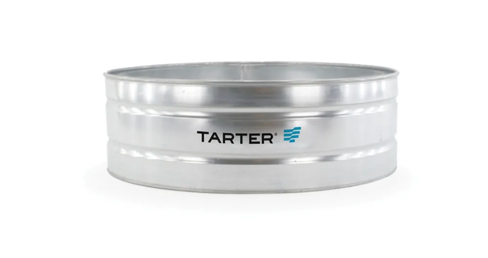Tarter Round 390 Gallon Galvanized Stock Tank 6 Foot x 2 Foot WTR62