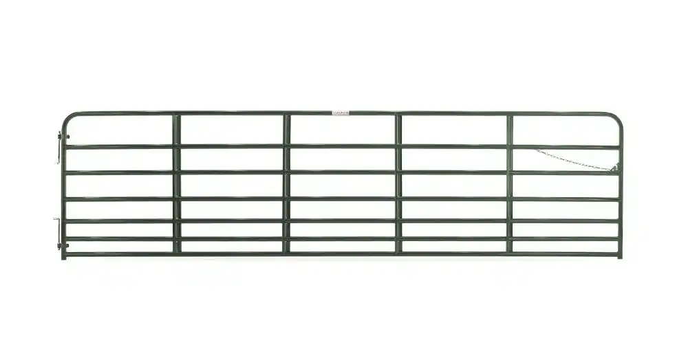 Tarter 7 Bar Green Tube Gate-16‘ RGB16T