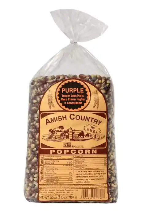 Amish Country Medium White Popcorn 2lbs.