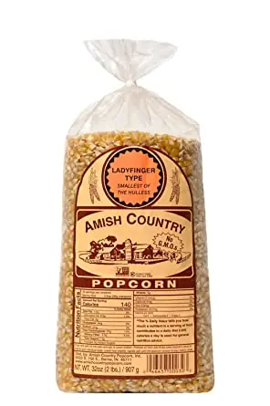 Amish Country Medium White Popcorn 2lbs.
