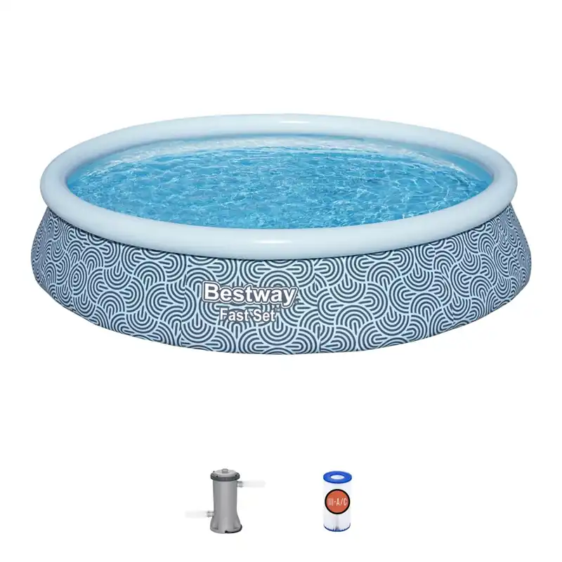 Bestway Fast Set 13‘ x 33" Round Above Ground Inflatable Pool Set