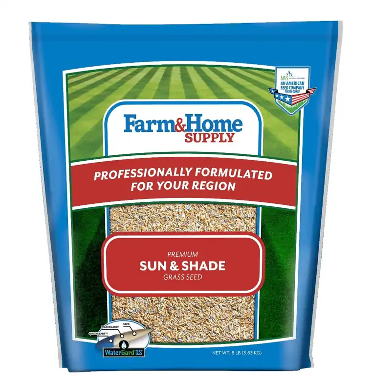Farm & Home Supply Sun and Shade Mixture Grass Seed 8lb