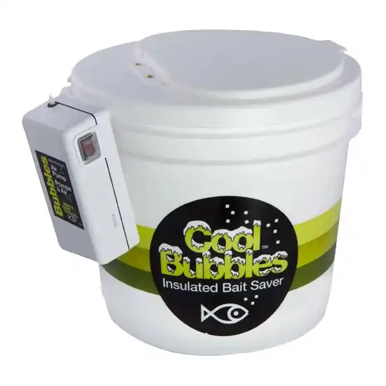 Marine Metal Cool Bubbles 3.5 Gallon Insulated Bait Bucket with Pump