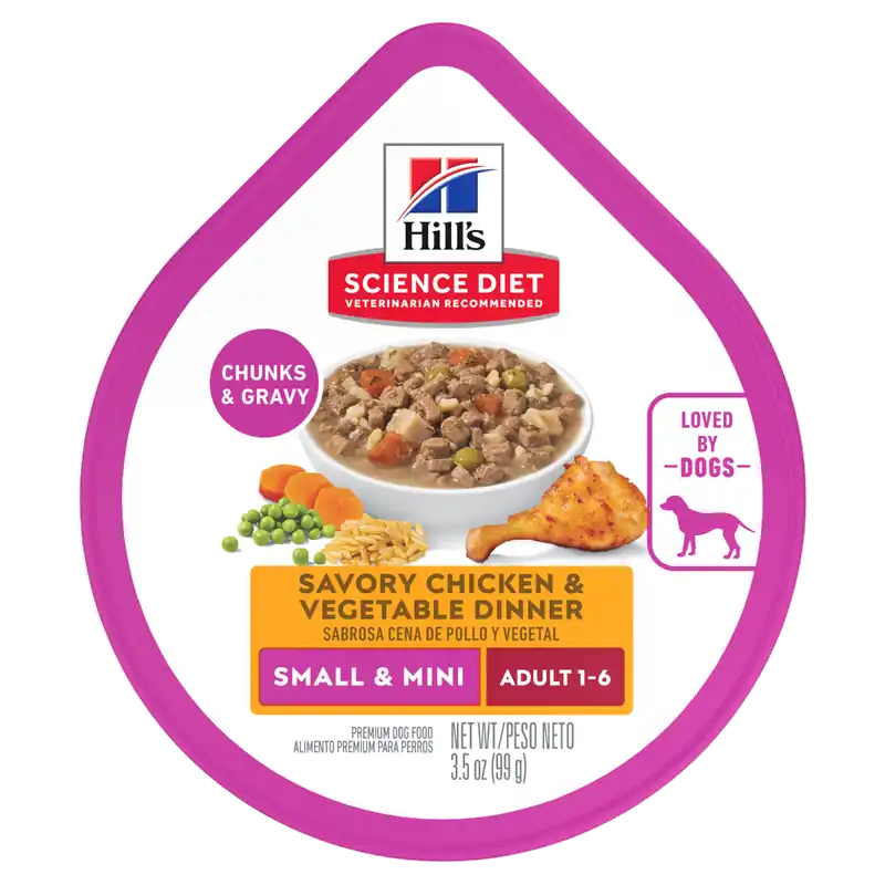 Hill‘s Science Diet Adult Small & Mini Savory Stew with Chicken & Vegetables Dog Food 3.5oz