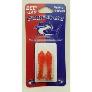 Bee‘-Jay Bee-Jay Worm, Current Cat, 2 Pack - Orange