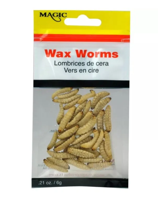 Magic Bait Bagged Wax Worms - 5239