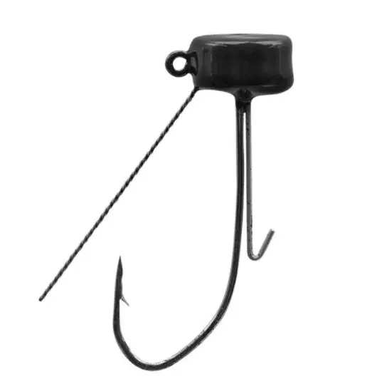 Strike King Weedless Ned Head - 3/16 Oz. - Black