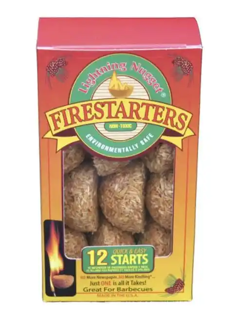 Lightning Nugget Fire Starters 12-Count