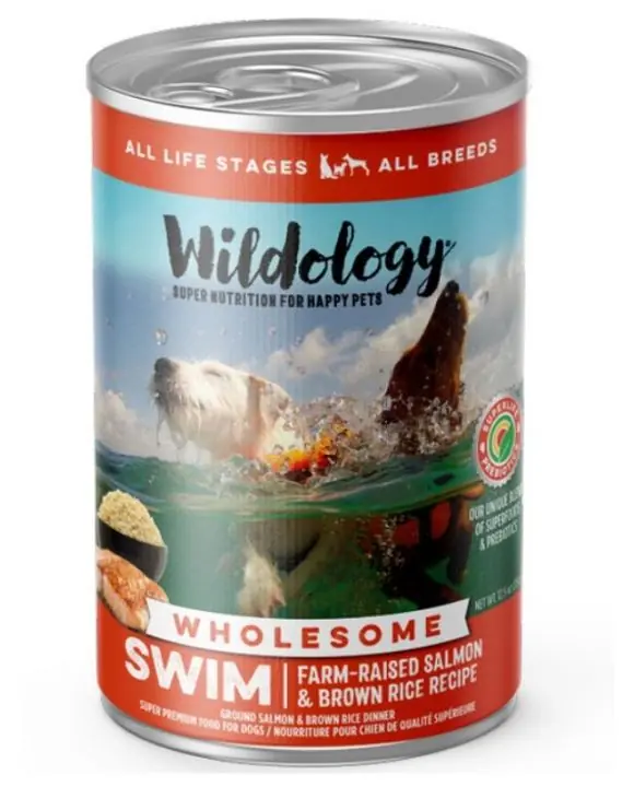 Wildology SWIM Salmon & Rice Wet Dog Food 12.5 Oz.