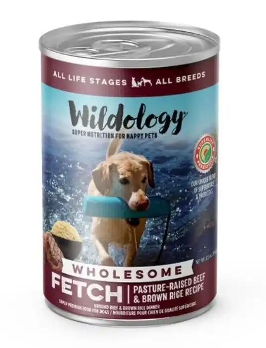 Wildology FETCH Beef & Rice Wet Dog Food 12.5 Oz.