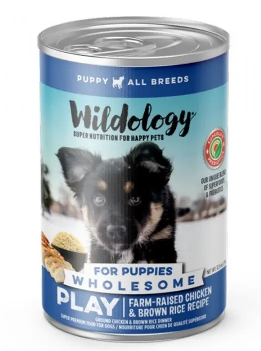 Wildology PLAY Chicken & Rice Wet Puppy Food 12.5 Oz.