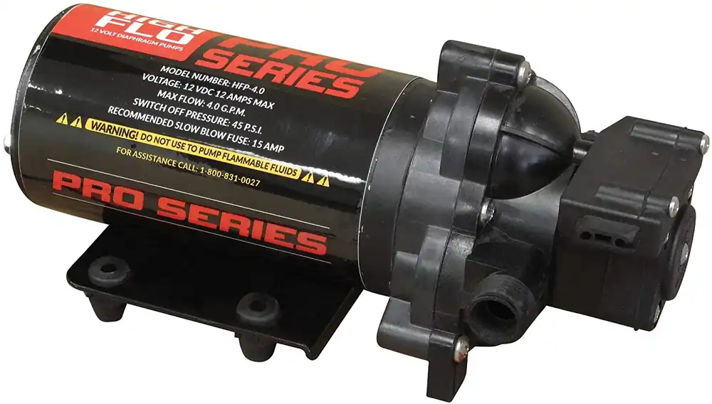 Fimco High Flo Pro Series 12 Volt, 4.0 GPM, 45 PSI Diaphragm On-Demand Sprayer Pump 5281326