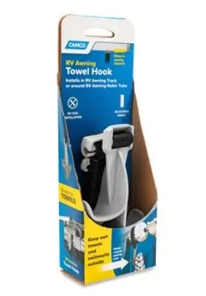 Camco RV Awing Towel Hook