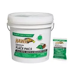 Motomco Hawk Rodenticide RTU Place Pacs 86ct.