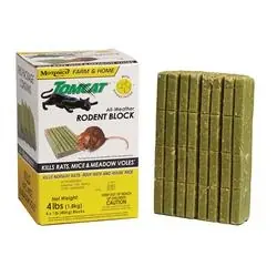 Motomco Tomcat All-Weather Rodent Block 4lbs