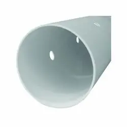 GENOVA 40041 Sewer and Drain Pipe, 10 ft L, White