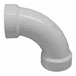 GENOVA 700 Series 73815 Drain Pipe Elbow, 1-1/2 in Hub, 90 deg