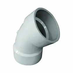 GENOVA 700 Series 755162/70630 Drain Pipe Elbow, 3 in Hub, 45 deg