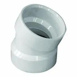 GENOVA 700 Series 70815 Drain Pipe Elbow, 1-1/2 in Hub, 22.5 deg