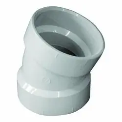 GENOVA 700 Series 755176/70820 Drain Pipe Elbow, 2 in Hub, 22.5 deg