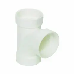 GENOVA 700 Series 71120 Sanitary Tee, 2 in Run, Hub Run Connection, 2 in Branch, Hub Branch Connection