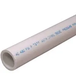 GENOVA 310077 Pressure Pipe Plain, 10 ft L, Plain, SCH 40 Schedule