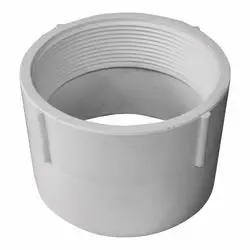 GENOVA 700 Series 70340 Pipe Adapter, 4 in Hub, 4 in FIP