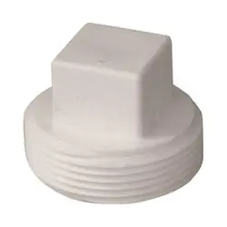 GENOVA 71840 Pipe Plug, 4 in, MIP, PVC, SCH 40 Schedule