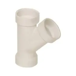 GENOVA 71015 Pipe Wye, 1-1/2 in Hub, 1-1/2 in, 1-1/2 in