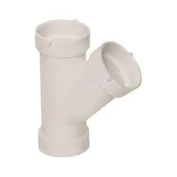 GENOVA 71020 Pipe Wye, 2 in Hub, 2 in, 2 in