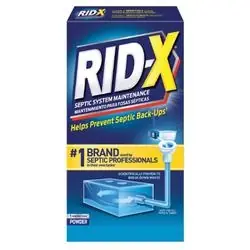 RID-X 1920080307 Septic System Treatment, 19.6 oz Package, Box, Powder, Fermentation, Tan
