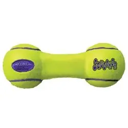 KONG AirDog 38777525 Dog Toy, S, Dumbbell, Fabric, Yellow