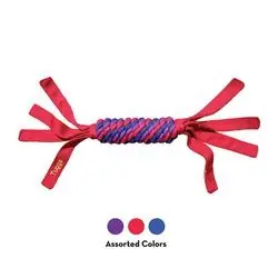 KONG Wubba WT1 Dog Toy, L, Toss, Tug Toy, Tugga, Nylon, Assorted