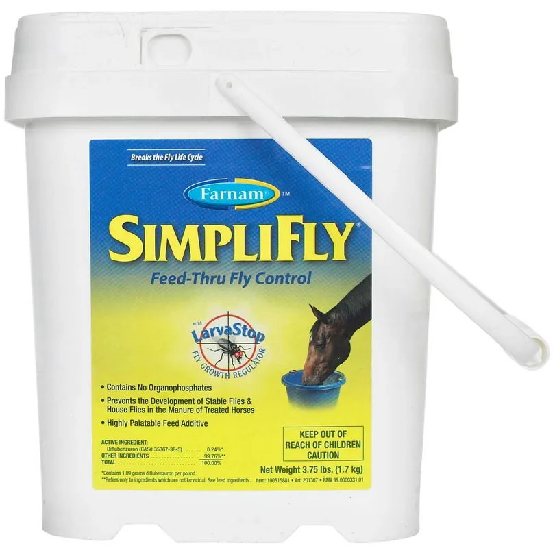 Farnam SimpliFly Feed-Thru Fly Control for Horses, 3.75 lb.