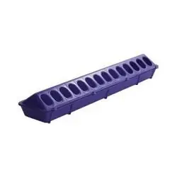 Little Giant 820PURPLE Poultry Ground Feeder, 28-Compartment, Polypropylene, Purple, Flip-Top Mounting