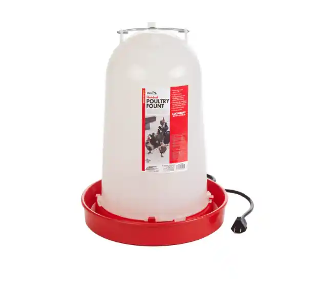 API 3 Gallon Heated Poultry Waterer HPW33