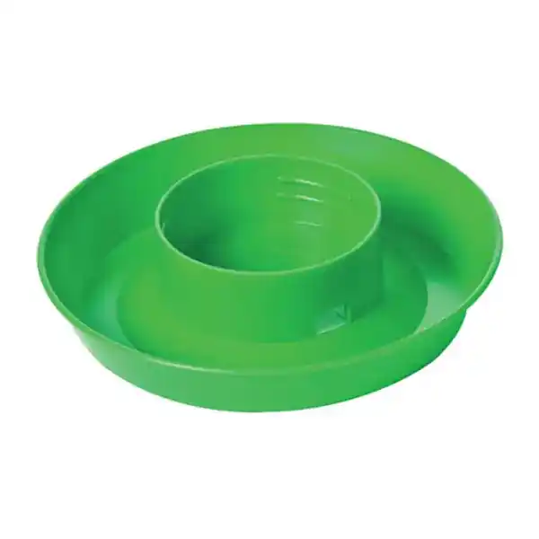 Little Giant 1 Quart Screw-On Poultry Waterer Base - Lime Green