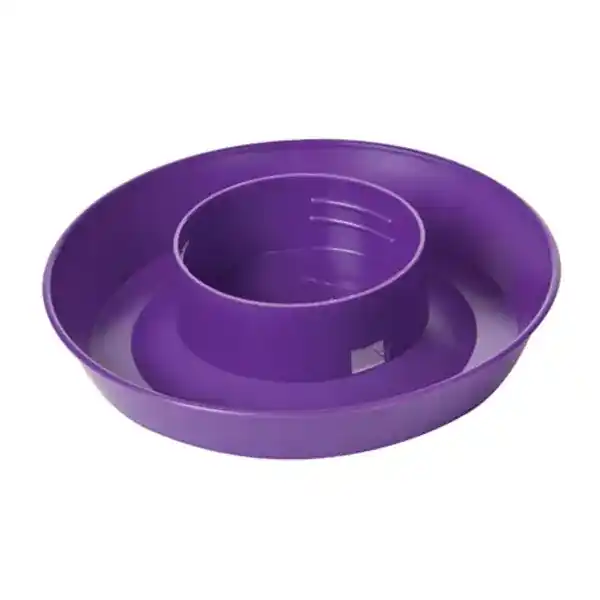 Little Giant 1 Quart Screw-On Poultry Waterer Base - Purple