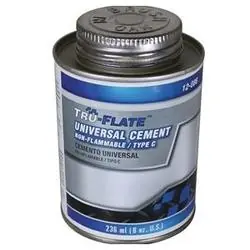Tru-Flate 12-086 Universal Cement, 8 oz Package, Can