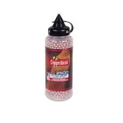 Crosman 0747 Copperhead BBs, Steel, Copper, 2500, Bottle